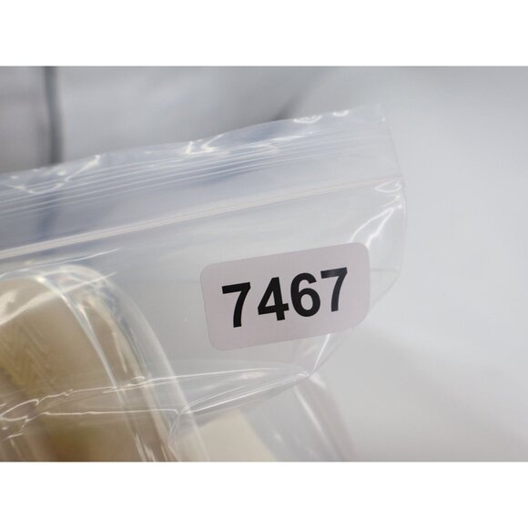 Tory Burch Crisscross Strap Bubble Jelly Sandal Size 9 B Ivory Slingback Flats - Picture 13 of 13